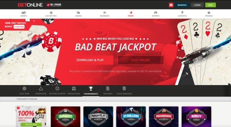 BetOnline Poker Online