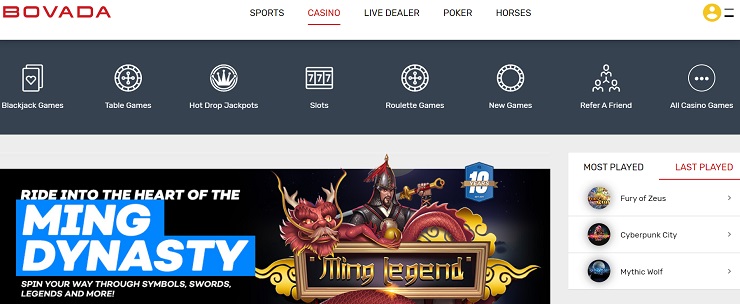 Georgia online gambling - Bovada