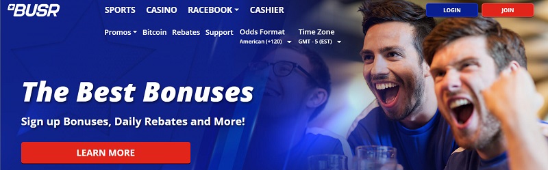 BUSR Online Gambling Site Homepage