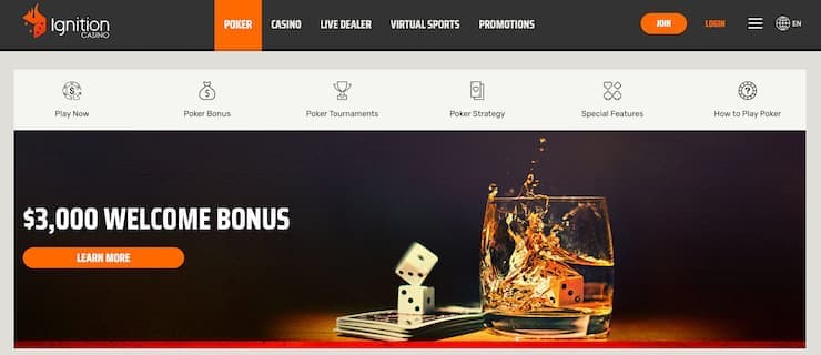 Ignition Poker Welcome Bonus