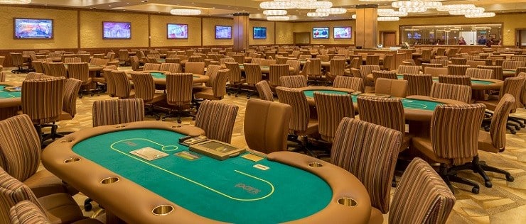 Poker Room at Parx Casino in Pennsylvania
