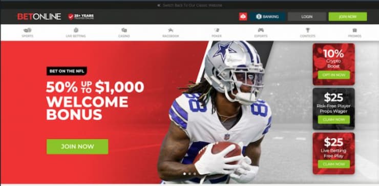 betonline best texas betting site for dallas cowboys