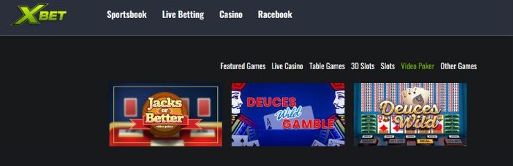 XBet Poker page
