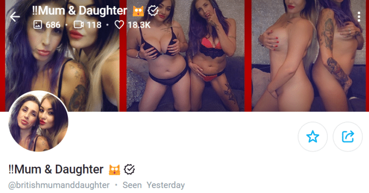 British Mum and Daughter OnlyFans