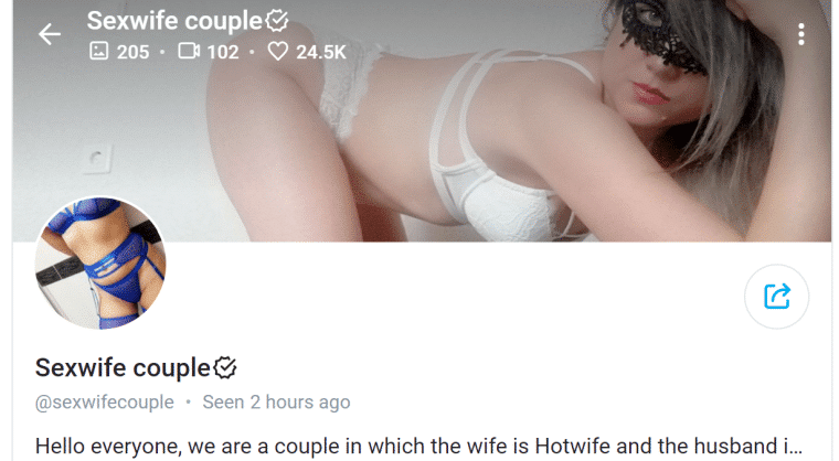 Sexwife Couple OnlyFans