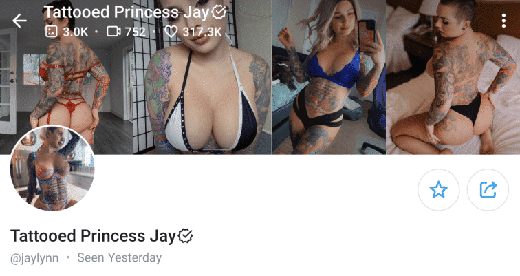 Tattooed Princess Jay OnlyFans